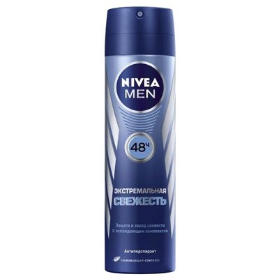 Дезодорант-антиперспирант Nivea Men Экстремальная свежесть с ментолом спрей 150 мл (4005808730407) VZВ00279727NF фото