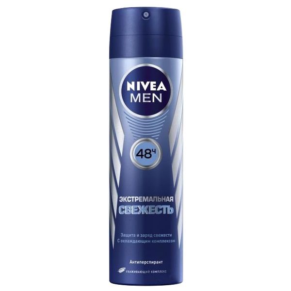 Дезодорант-антиперспірант Nivea Men Екстремальна свіжість з ментолом спрей 150 мл (4005808730407) VZВ00279727NF фото