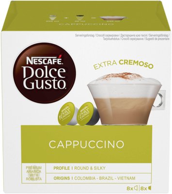 Кава в капсулах NESCAFE Dolce Gusto Cappuccino 16 шт 186.4 г (7613036305648) VZ000035099F фото