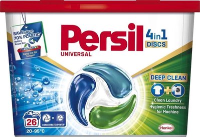 Диски для стирки Persil 4in1 Universal Deep Clean 26 шт (9000101599466) VZВ00313479NF фото