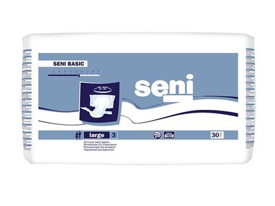 Підгузки для дорослих Seni Basic Large 30 шт (5900516693800) VZВ00189553NF фото