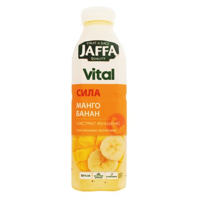 Напій Jaffa Vital Power Манго-Банан з екстрактом женьшеню 0.5 л (4820016253735) VZ000027021F фото