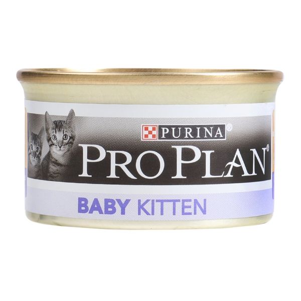 Влажный корм PRO PLAN Baby Kitten для котят в первый прикорм, мусс с курицей 85 г (7613036693462) VZ000074262F фото