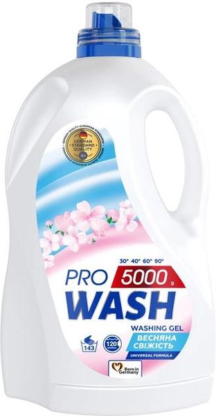 Гель для стирки Pro Wash Весенняя свежесть 5000 г (4262396144140) VZВ00305922NF фото