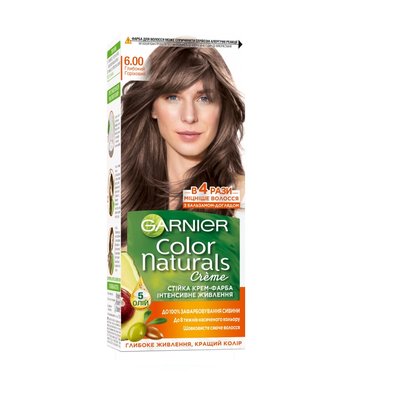 Фарба для волосся Garnier Color Naturals 6.00 Глибокий горіховий 110 мл (3600542021791) VZВ00036732NF фото