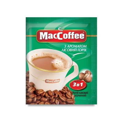 Кофейный напиток MacCoffee Лесной орех 3в1 20 шт*18г (8887290101707) VZ000019105F фото