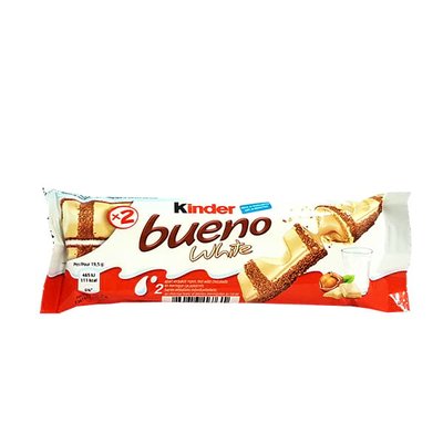 Батончик Kinder Bueno White з шоколадно-горіховою начинкою 40 г (80761761) VZ000035102F фото