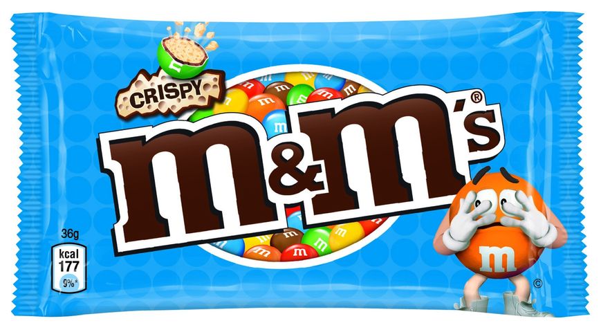 Драже M&M's Crispy с рисовыми шариками 36 г (5000159542807) VZ000076921F фото