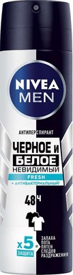 Дезодорант Nivea Men Черное и Белое Невидимый Fresh спрей 150 мл (4005900379313) VZВ00279731NF фото