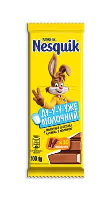 Шоколад Nesquik с молочной начинкой 100 г (8445290530707) VZ000076403F фото