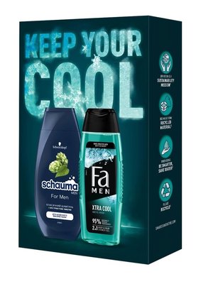 Гель для душа Fa Men Xtra Cool Arctic Fresh 250 мл+Шампунь Schauma с экстрактом хмеля 250 мл(9000101730494) VZВ00308159NF фото