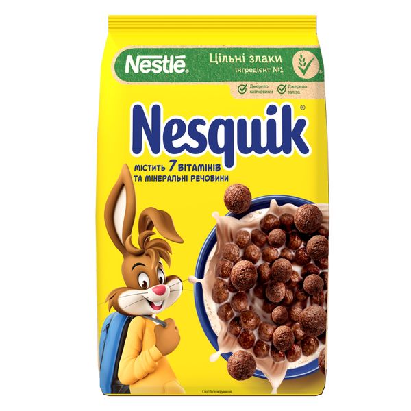 Готовый сухой завтрак Nesquik 375 г (5900020041791). VZ000077823F фото