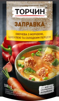 Заправка Торчин овощная с морковью, луком и сладким перцем д/п 180 г (4820001316506) VZ000077676F фото