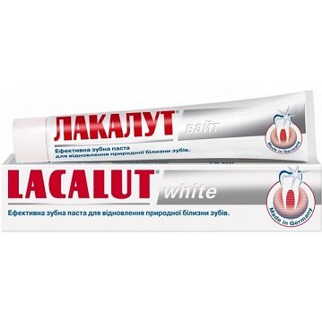 Зубная паста Lacalut White 75 мл (4016369696330) VZВ00282150NF фото