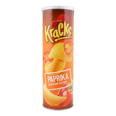 Чіпси Kraсks Paprika картопляні 160г. (8887290526029) VZ000070270F фото
