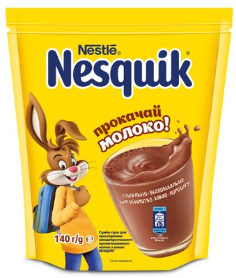 Какао-напиток Nesquik шоколадно-молочный коктель 140г (7613035706804) VZ000069035F фото