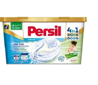 Капсулы для стирки Persil Discs Сенситив 11 шт (9000101512014) VZВ00139323NF фото