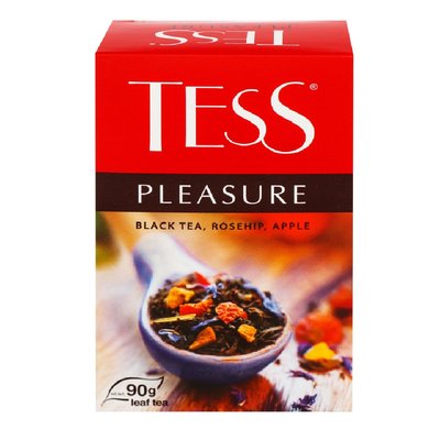Чай TESS Pleasure Чорний листовий 90 г (4823096800738) VZ000024191F фото
