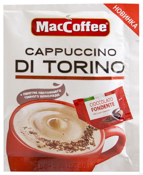 Кофейный напиток MacCoffee Капучино Ди Торино 20шт*25г (8887290002141) VZ000027196F фото