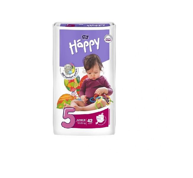 Подгузники детские Bella Baby Happy 5 junior вес 12-25 кг, 42 шт(5900516602901) VZВ00292969NF фото