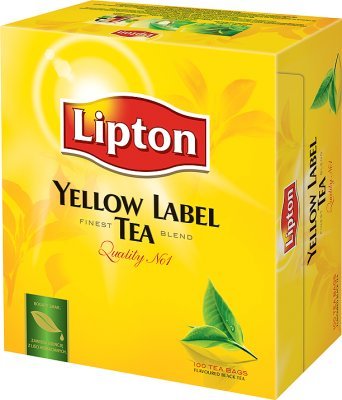 Чай Lipton Yellow Label Чорний пакетований 100 х 2 г (5900300550258) VZ000074031F фото