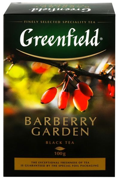 Чай Greenfield Barberry Garden Черный листовой 100 г (4823096802305) VZ000028502F фото