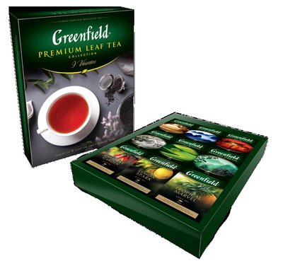 Набір чаю листовий Greenfield Premium Leaf Tea Collection 390 г (4823096804972) VZ000013979F фото