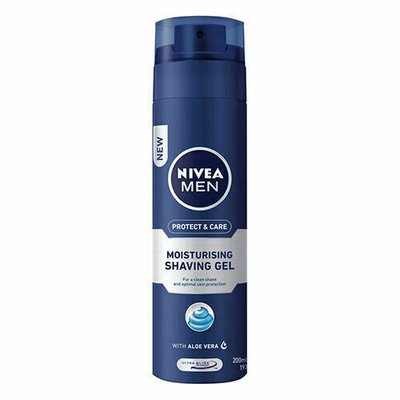 Гель для гоління Nivea Men Класичний з алое вера та провітаміном В5 200 мл (4005900369109) VZВ00279736NF фото