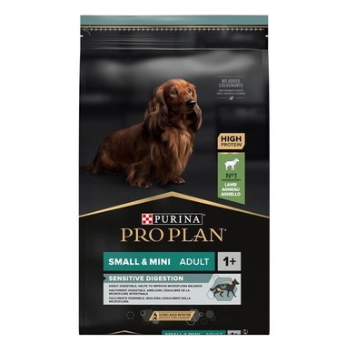 Сухой корм Purina Pro Plan Small & Mini Adult Sensitive Digestion с ягненком для собак мелких пород 7 кг (7613036611329) VZ000030253F фото