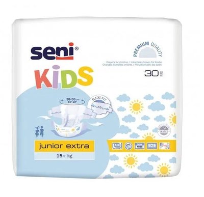 Підгузки Seni Kids Junior Extra 30 шт (5900516693176) VZВ00190009NF фото