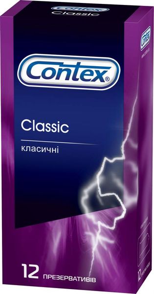 Презервативы латексные с силиконовой смазкой Contex Classic (классические) 12 шт.(5060040302552) VZВ00141686NF фото