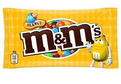 Драже M&M's з арахісом та молочним шоколадом 90г (5000159541213) VZ000071526F фото