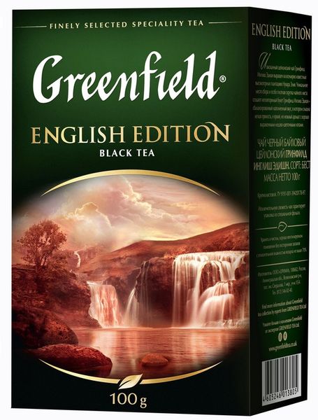 Чай Greenfield English Edition Черный листовой 100 г (4823096805757) VZ000028505F фото