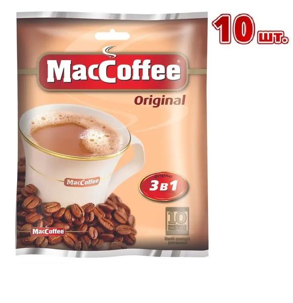 Кофейный напиток MacCoffee The Original 3в1 10шт*20г (8887290101110) VZ000020795F фото