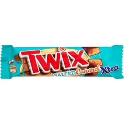 Батончик Twix с соленой карамелью в молочном шоколаде 75 г (5000159528887) VZ000062354F фото