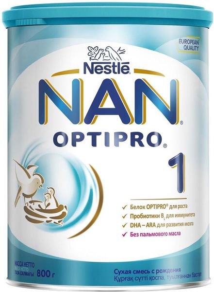 Смесь Nestle NAN 1 Optipro с олигосахаридом 2'FL для детей с рожд. 800 г (7613032405700) VZВ00099428NF фото