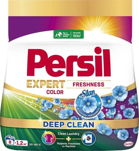 Стиральный порошок Persil Expert Deep Clean Автомат Color Свежесть от Silan 8 циклов стирки 1.2 кг (9000101804652) VZВ00312898NF фото