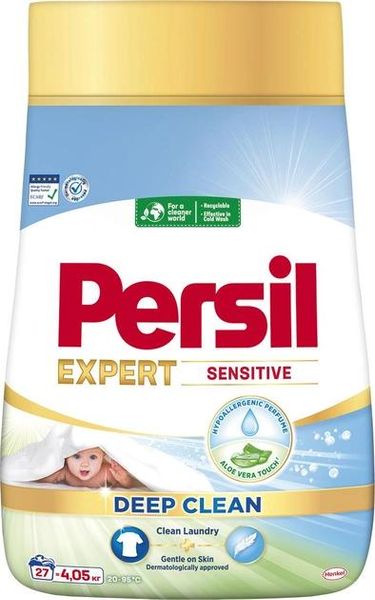 Стиральный порошок Persil Expert Deep Clean Автомат Sensitive 27 циклов стирки 4.05 кг (9000101806229) VZВ00312899NF фото