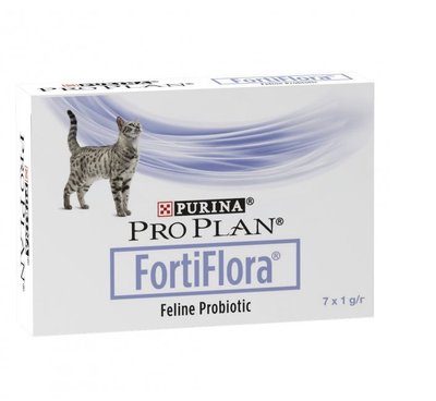 Пробіотик ProPlan FORTIFLORA для дорослих котів та кошенят, підтримка мікрофлори ШКТ, 7х1г ( 8445290041173) VZ000075975F фото