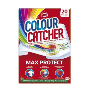 Цветные поглотительные салфетки K2r Colour Catcher Max Protect 20 шт (9000101547580) VZВ00309615NF фото