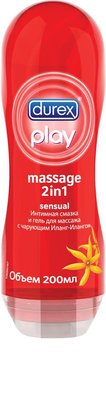 Інтимний гель-змазка Durex Play Massage 2 in 1 Sensual 200 мл. (5038483962879) VZВ00143705NF фото