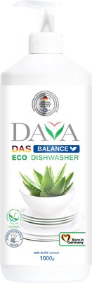 Засіб для миття посуду Dava Balance екологічний з екстрактом Алое 1 кг (4260637724359) VZВ00299445NF фото