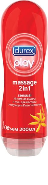 Интимный гель-смазка Durex Play Massage 2 in 1 Sensual 200 мл. (5038483962879) VZВ00143705NF фото