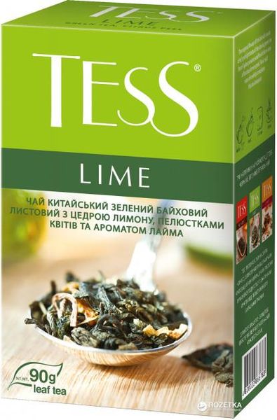 Чай TESS Lime Зеленый листовой 90 г (4823096800691) VZ000024441F фото