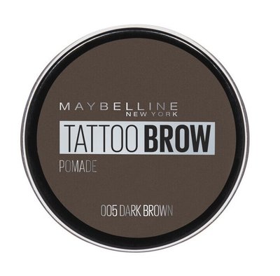 Помадка для брів водостійка Maybelline New York Tattoo Brow 05 Dark Brown 2 г (3600531516758) VZВ00058438NF фото