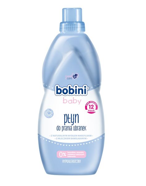 Гель для стирки детских вещей Bobini Baby 1 л (5900465246010) VZ000074432F фото