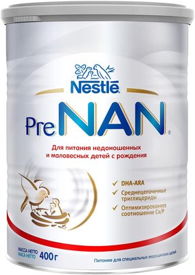 Смесь Nestle Pre NAN с рождения 400 г (7613033060274) VZВ00028137NF фото