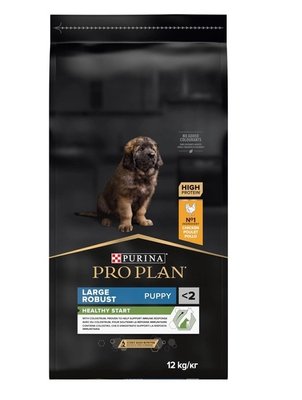 Сухой корм для щенков больших пород Purina Pro Plan Dog Large Puppy Robust с курицей 12 кг (7613035120341) VZ000029986F фото