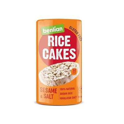 Хлібці Rice Cakes Сезам Сіль100 г (8606012181618) VZ000029319F фото