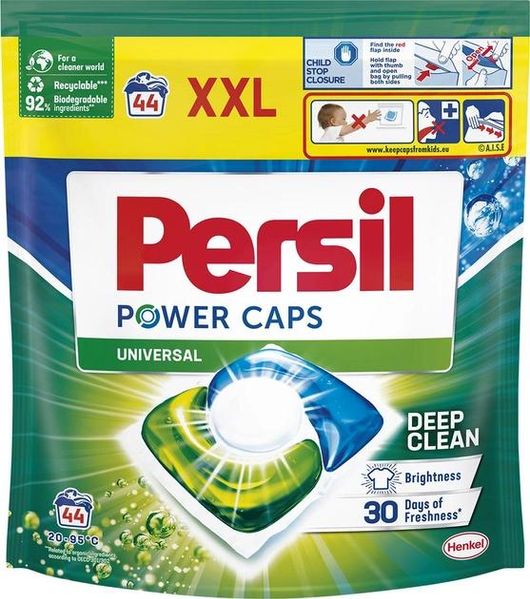 Капсулы для стирки Persil Power Caps Universal Deep Clean 44 шт (9000101804416) VZВ00312902NF фото